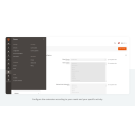 Access to the extension configuration thumbnail