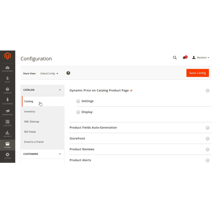 Dynamic prices on Catalog Product Page