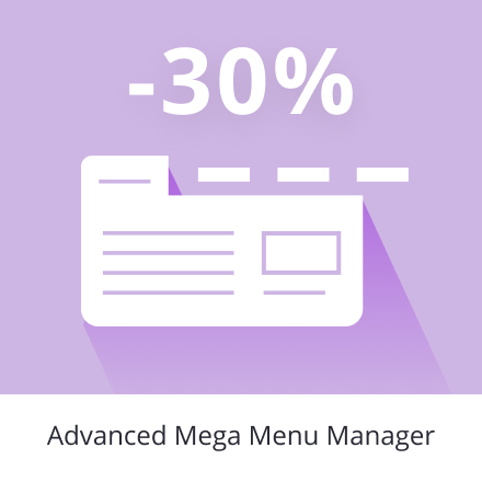 Advanced Mega Menu Manager pour Magento 2